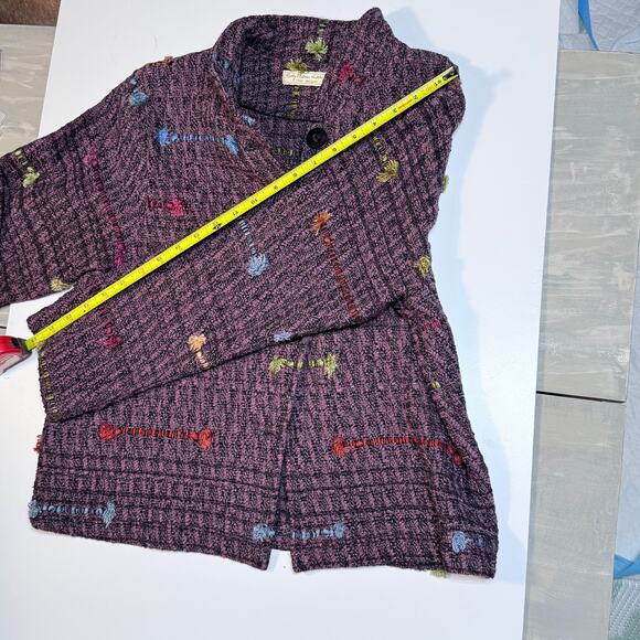 Kathy Edelman Hand Woven Fiber Jacket Small/Medium (approx) - Picture 6 of 9